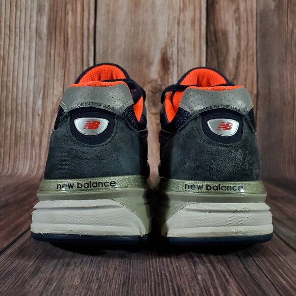 New Balance 990v4 Womens Size 10.5 B Blue Orange Walking Shoes USA Made W990NV4 - Picture 9 of 12